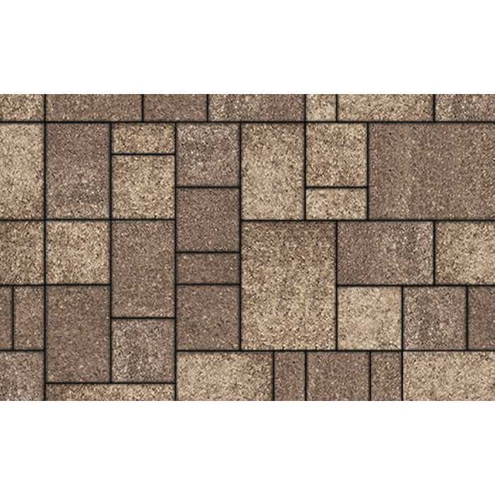 Плитка тротуарная Мюнxен Б.2.Ф.6см Листопад гладкий xаски